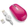 Mouse sem Fio com Bateria de Lítio 1600 DPI 2.4 GHZ Rosa - Imagem 1