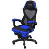 Cadeira Gamer Rocket Preta Com Azul Cgr10Paz - Imagem 2