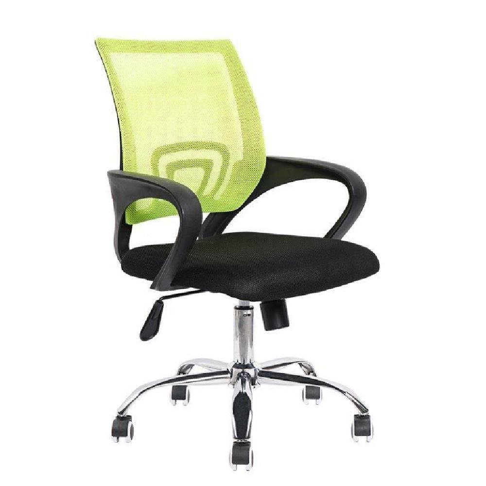 Cadeira de Escritório Diretor Pelegrin PEL-CR11 Preta e Verde Limão - Imagem zoom