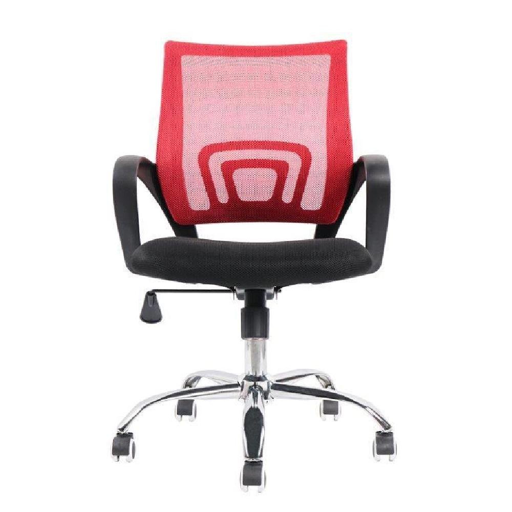 Cadeira de Escritório Diretor Pelegrin PEL-CR11 Preta e Vermelha - Imagem zoom