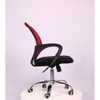 Cadeira de Escritório Diretor Pelegrin PEL-CR11 Preta e Vermelha - Imagem 4