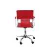 Cadeira Diretor Executiva em Couro PVC Vermelha Pelegrin PEL-6011 - Imagem 5