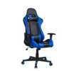 Cadeira Gamer Pelegrin em Couro PU Reclinável PEL-3012 Preta e Azul - Imagem 4