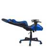 Cadeira Gamer Pelegrin em Couro PU Reclinável PEL-3012 Preta e Azul - Imagem 3