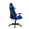Cadeira Gamer Pelegrin em Couro PU Reclinável PEL-3012 Preta e Azul - Imagem 5