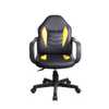 Cadeira Gamer Infantil em Couro PVC Pelegrin PEL-9354 Preto com Amarelo - Imagem 1