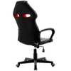 Cadeira Gamer Pelegrin em Couro PU PEL-3017 Preta e Vermelha - Imagem 5