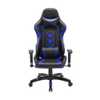 Cadeira Gamer Pelegrin em Couro PU Reclinável PEL-3003 Preta e Azul - Imagem 1