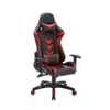 Cadeira Gamer Pelegrin em Couro PU Reclinável PEL-3003 Preta e Vermelha - Imagem 3