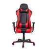 Cadeira Gamer Pelegrin em Couro PU Reclinável PEL-3012 Preta e Vermelha - Imagem 4