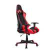 Cadeira Gamer Pelegrin em Couro PU Reclinável PEL-3012 Preta e Vermelha - Imagem 5