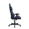 Cadeira Gamer Pelegrin em Couro PU Reclinável PEL-3013 Preta e Azul - Imagem 5