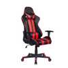 Cadeira Gamer Pelegrin em Couro PU Reclinável PEL-3013 Preta e Vermelha - Imagem 4