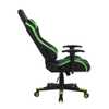 Cadeira Gamer Pelegrin em Couro PU Reclinável PEL-3019 Preta e Verde - Imagem 4