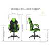Cadeira Gamer Pelegrin PEL-3005 Preta e Verde - Imagem 2