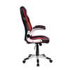 Cadeira Gamer Pelegrin PEL-3009 Couro PU Preta e Vermelha - Imagem 4