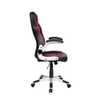 Cadeira Gamer Pelegrin PEL-3009 Couro PU Preta, Vermelha e Cinza - Imagem 4