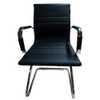 Cadeira Interlocutor em Couro PU PEL-1190V Preta Design Charles Eames - Imagem 2