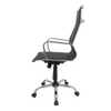 Cadeira Presidente em Couro PU PEL-1190H Preta Design Charles Eames - Imagem 3