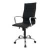 Cadeira Presidente em Couro PU PEL-1190H Preta Design Charles Eames - Imagem 2