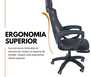 Kit 2 Cadeiras de Escritório Presidente Executiva Oficial Supreme Preto OFICIAL WEBSHOP-617922 - Imagem