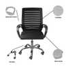 Kit 2 Cadeiras De Escritório Secretaria Diretor Roma Ergonômica OFICIAL WEBSHOP-617927 - Imagem 5