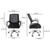 Kit 5 Cadeiras De Escritório Esteirinha Mesh Ergonômica Preto OFICIAL WEBSHOP-617993 - Imagem 4