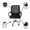 Kit 5 Cadeiras De Escritório Esteirinha Mesh Ergonômica Preto OFICIAL WEBSHOP-617993 - Imagem 5