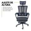 Kit 5 Cadeiras de Escritório Presidente Executiva Oficial Paris Preto OFICIAL WEBSHOP-617990 - Imagem 3