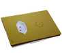 Interruptor Touch Tok Glass 1 Pad + Tomada Wi-Fi 4x2cm Dourado - Imagem