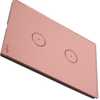 Interruptor Touch Tok Glass 2 Pads Wi-Fi 4x2cm Rose  - Imagem 1