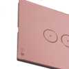 Interruptor Touch Tok Glass 3 Pads Wi-Fi 4x2cm Rose  - Imagem 2