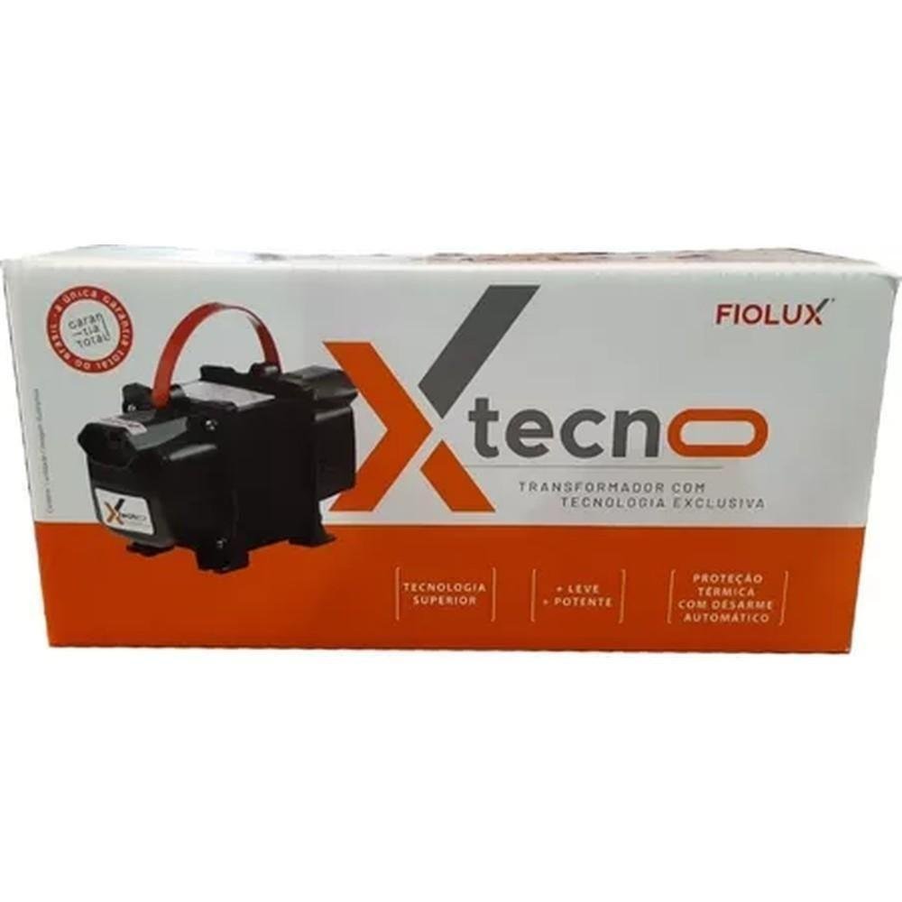 Auto Transformador Tecno 5000va Bivolt Com Tomada Bipolar 20a Fiolux - Imagem