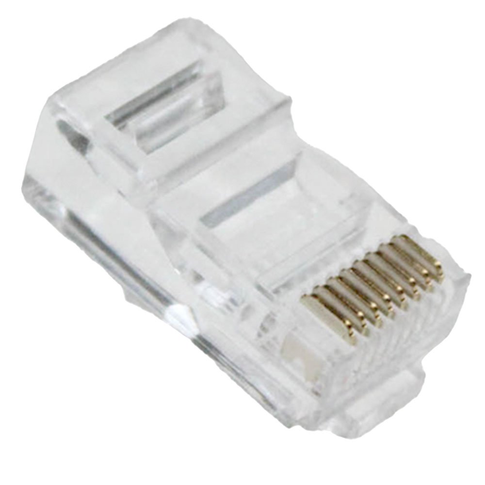 Conector RJ45 50U Cat5e com 10 Peças - Imagem zoom