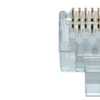 Conector Modular Plug 8x8 RJ45 Sem Guias 1000 Unidades - Imagem 5