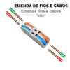 Emenda Eléctrica Conector Tipo Borne 50 Pcs Duplo Pct 2-2 - Imagem 3