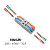 Emenda Eléctrica Conector Tipo Borne 50 Pcs Duplo Pct 2-2 - Imagem 5