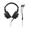 Headset Gamer , Usb E P2 Com Led Verde, Fone De Ouvido C- Microfone - Imagem 5