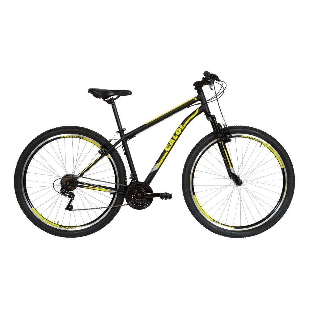 Bicicleta Caloi Velox Freios V-Brake Preta Aro 29 21V T17R29V21 - Imagem zoom