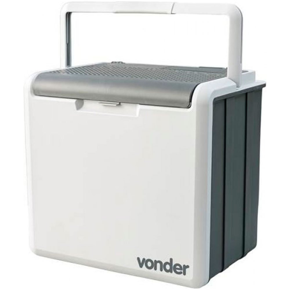 Refrigerador Automotivo Cinza e Branco 30L 12V -VONDER-3311030000