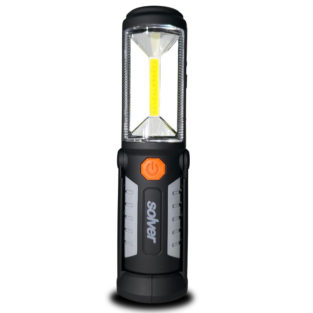 Lanterna Pro LED COB 3W Recarregável SLP-302  - Imagem zoom