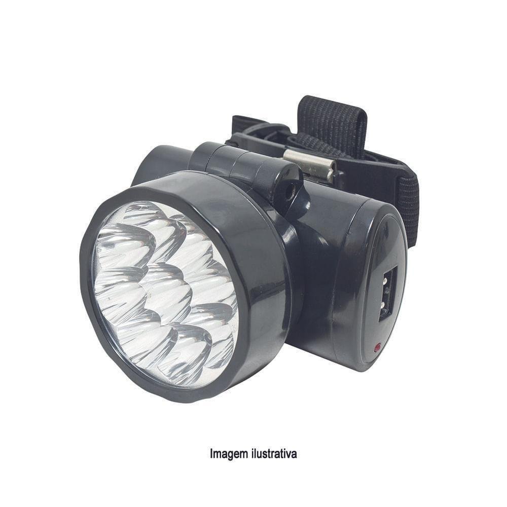 Lanterna para Cabeça 9 LEDs Recarregável Bivolt Noll 351,0003 - Imagem zoom