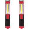 2 Pendentes Lanterna de LED 3W com 5 LEDs Base Magnética Dobrável à Pilha - Imagem 1