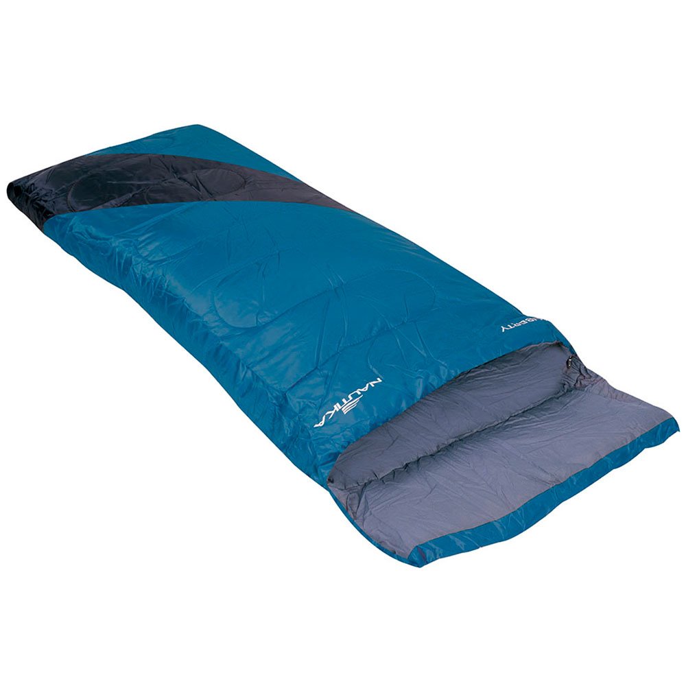 Saco de Dormir Liberty Tipo Envelope Azul com preto - Imagem zoom