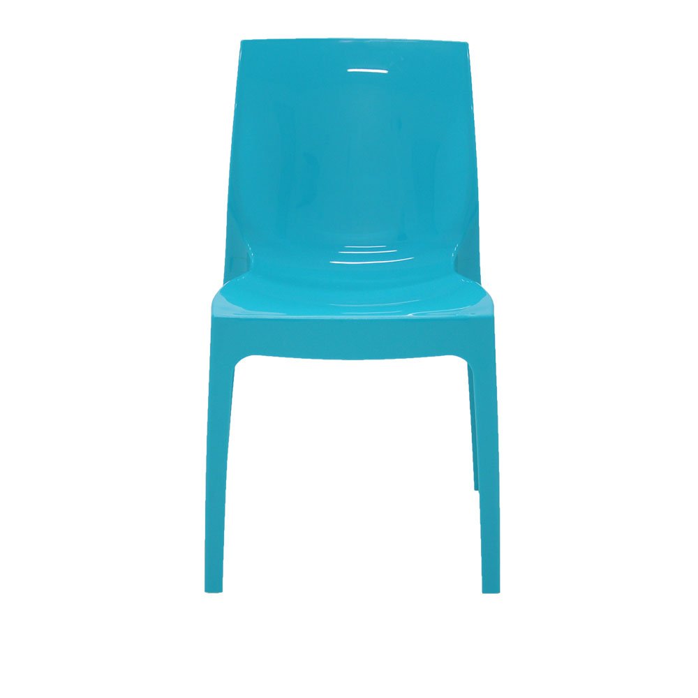 Cadeira Alice Polida Azul sem Braços em Polipropileno - Imagem zoom
