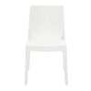 Cadeira Alice Satinada Branca sem Braços em Polipropileno - Imagem 1