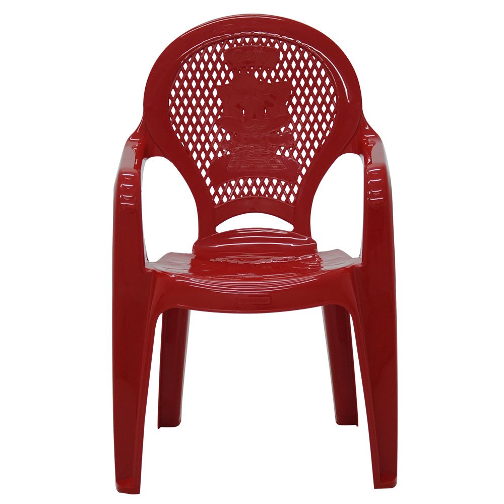 Cadeira Infantil Catty com Braços Estampada Vermelha-TRAMONTINA-92264040