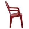 Cadeira Infantil Catty com Braços Estampada Vermelha - Imagem 3