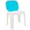Mesa Infantil Branca e Azul Tramontina 92340017 + 2x Cadeira Vice Branca - Imagem 2