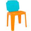 Mesa Infantil Laranja e Azul Tramontina 92340097 + 2 Cadeiras Vice Laranjas - Imagem 2